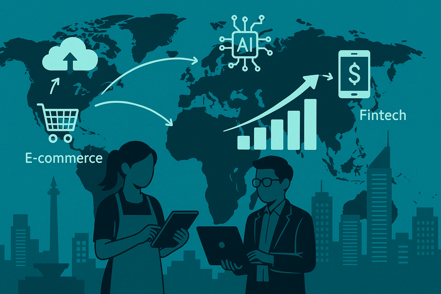 Arah Ekonomi Digital Global dan Arus Investasi Teknologi: Pelaku Bisnis Indonesia