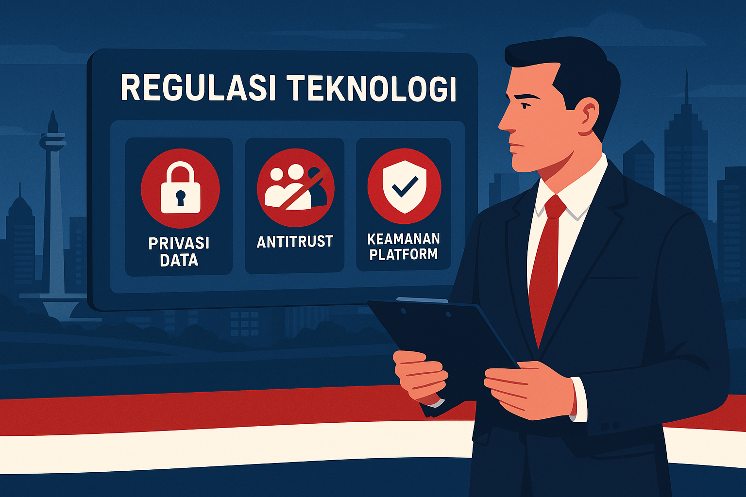 Regulasi Privasi Data, Antitrust, dan Keamanan Platform: Perusahaan Digital di Indonesia