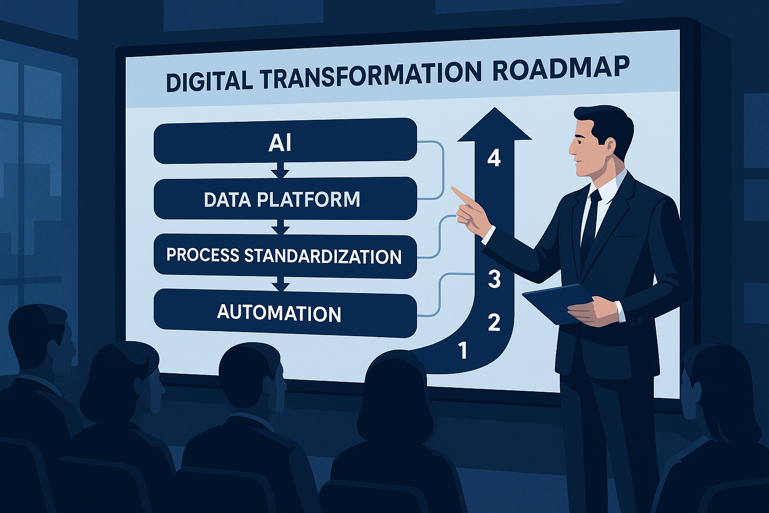 Strategi Transformasi Digital Enterprise Global: Urutan Eksekusi yang Masuk Akal, dari Standardisasi Fungsi hingga Otomatisasi Bernilai