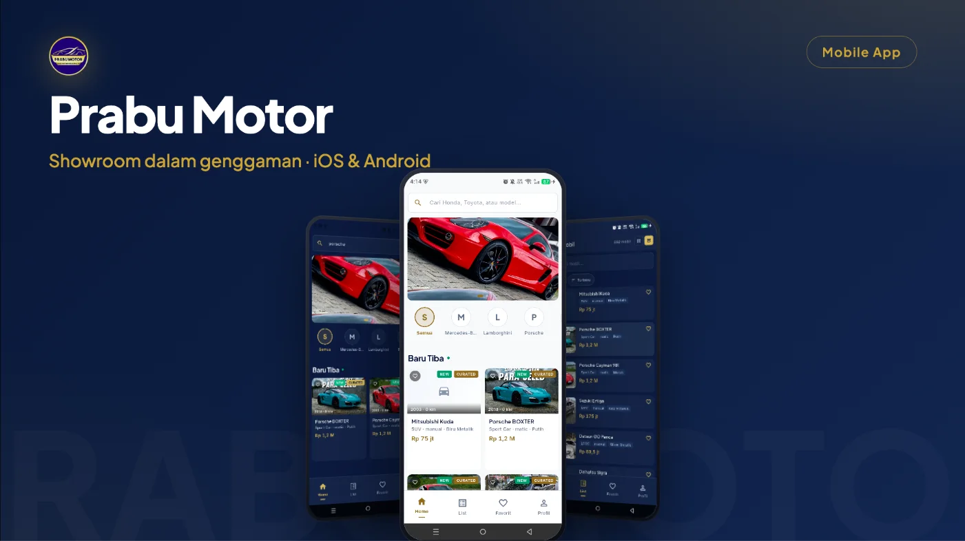 Aplikasi Dealer Otomotif : Prabu Motor